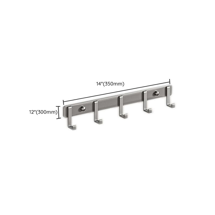 BowLift | Modern Bathroom Accessories Set Gray Towel Bar Bathroom Shelf Bathroom Hardware