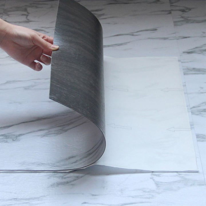 BowLift | Square PVC flooring Peel & Stick stone design vinyl flooring for the living room