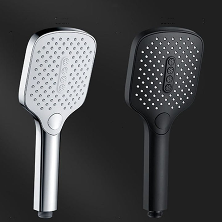 BowLift | Rectangular Self-Cleaning Hand Shower Adjustable Spray Pattern Wall-Mounted Hand Shower