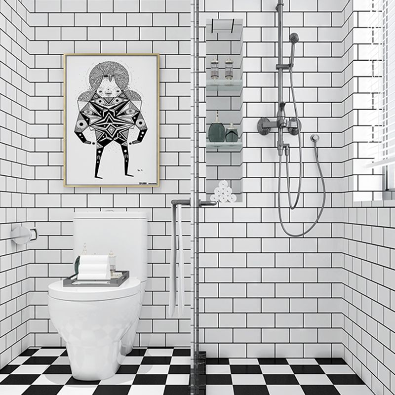 BowLift | Rectangular Peel-and-Stick Tiles PVC Single Tile for Kitchen and Bathroom