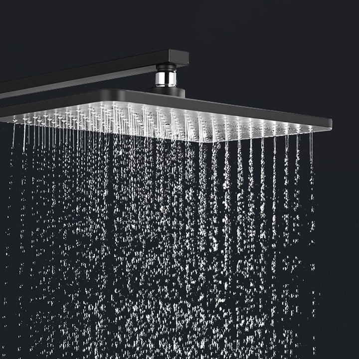 BowLift | Modern Showerhead Rainfall Fixed Showerhead Square Rainfall Handheld Showerhead