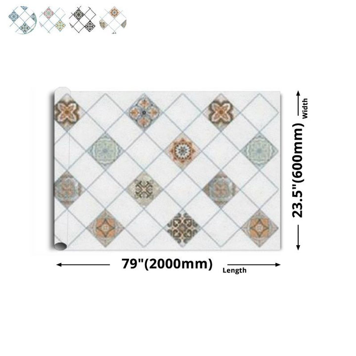 BowLift | Rectangular Peel & Stick Tile PVC Single Tile for Kitchen and Bathroom