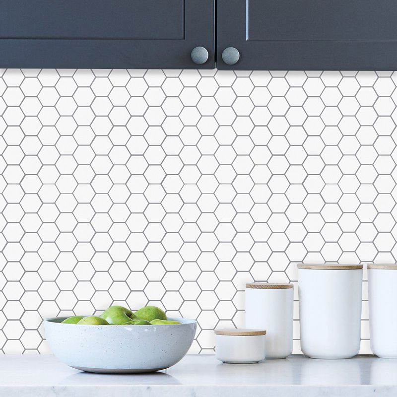 BowLift | Modern Peel-and-Stick Wall PVC Hexagon Peel-and-Stick Tile