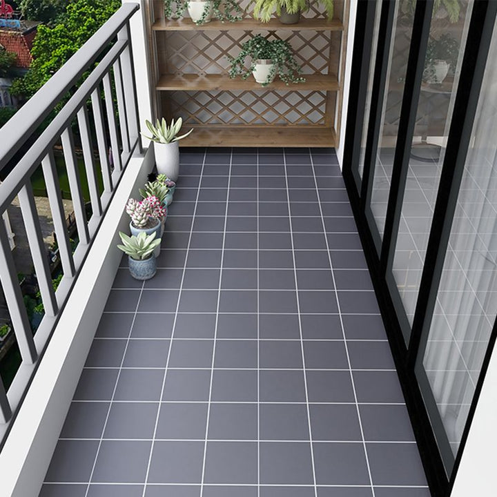 BowLift | 4 mm thick PVC flooring Living Spaces Smooth Peel & Stick Vinyl Flooring