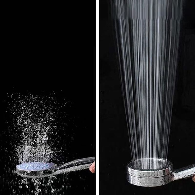 BowLift | Modern hand shower head 5 spray patterns Chrome Round Wall mounted shower head