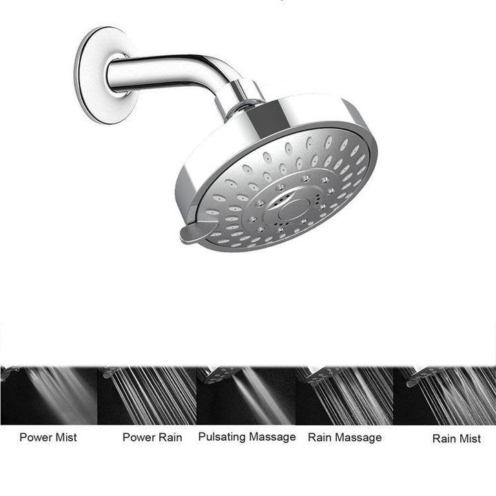 BowLift | Wall-mounted Metal Shower Head Modern Round Shower Head Fixed Shower Head