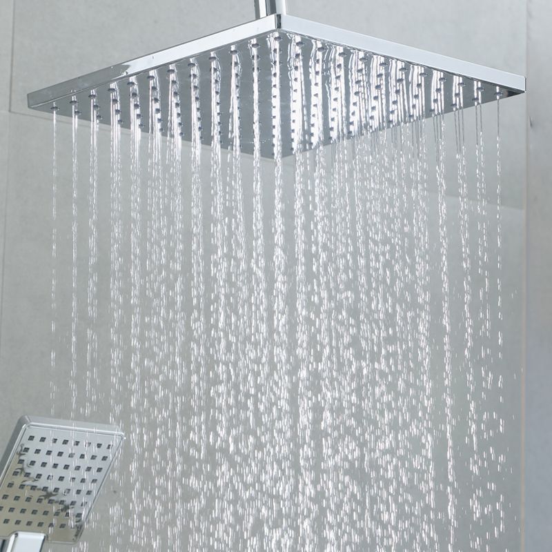 BowLift | Square Shower Head Combo Large Shower Head with Hand Shower