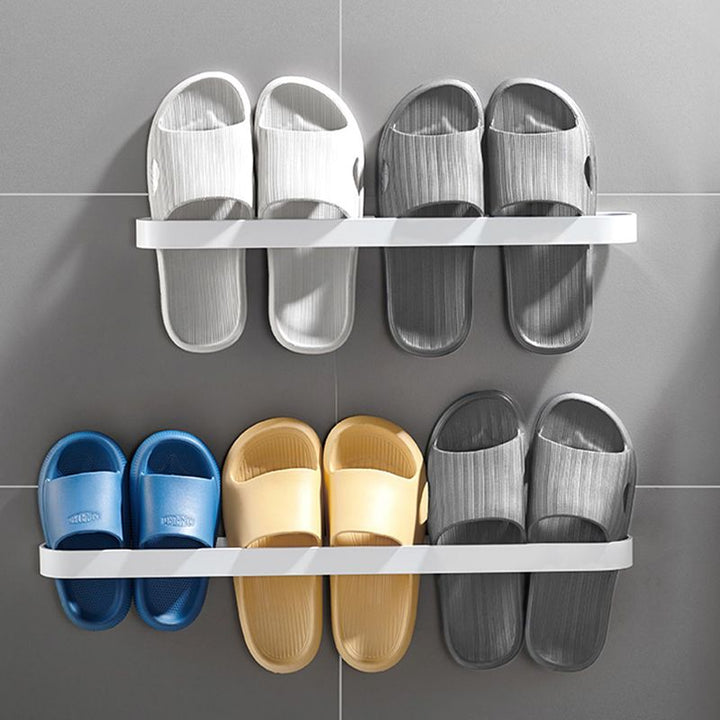 BowLift | Minimalist Bathroom Accessories Set Metal Slipper Rack/Towel Holder