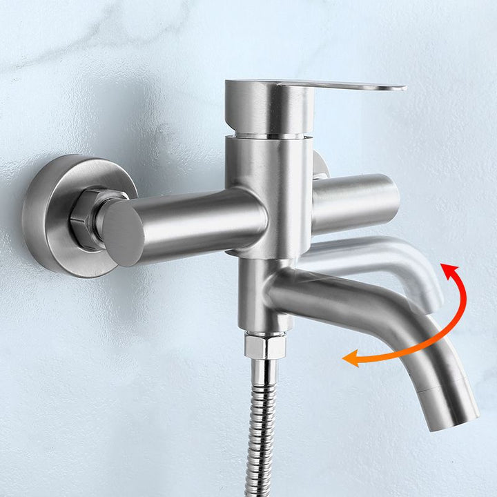 BowLift | Modern Bathtub Faucet 304 Stainless Steel Swivel Spout Wall-Mounted Bathtub Faucet Cover
