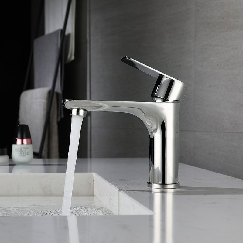 BowLift | Modern Vessel Faucet Copper Single Handle Low Arc Vessel Faucet for Home