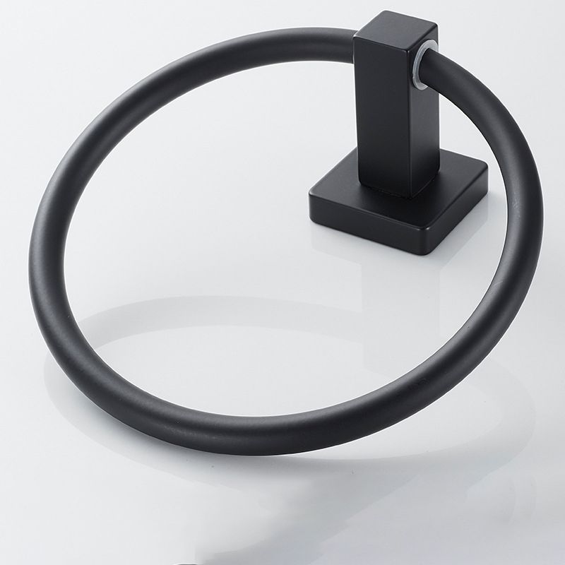 BowLift | Traditional Bathroom Accessories Set Black Towel Ring Bathroom Shelf Bathroom Accessories Set