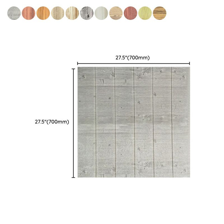 BowLift | Modern Tin Wall Paneling Smooth Wall Ceiling Wood Plank Set of 6