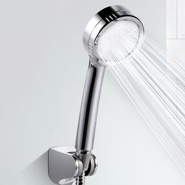 BowLift | Modern Style Round Handheld Shower Bathroom Metal Wall-Mounted Hand Shower
