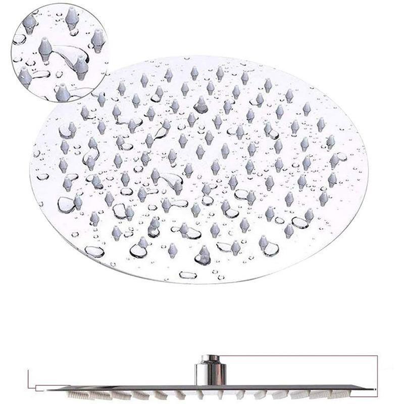 BowLift | Stainless Steel 8 Inch Shower Set 5 Sprays Handheld Shower Head Shower Arm