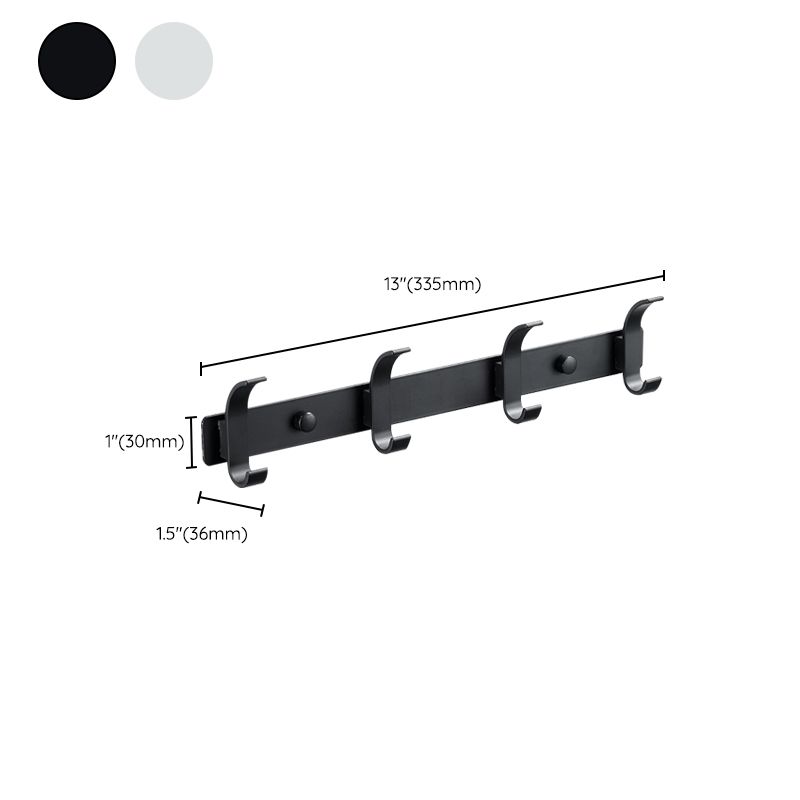 BowLift | Modern Bathroom Accessory Set Silver/Black Bathroom Accessory Kit