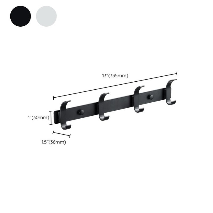 BowLift | Modern Bathroom Accessory Set Silver/Black Bathroom Accessory Kit