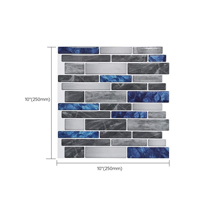 BowLift | Modern Peel and Stick Wall Tile PVC Offset Joint Peel and Stick Wall Tile