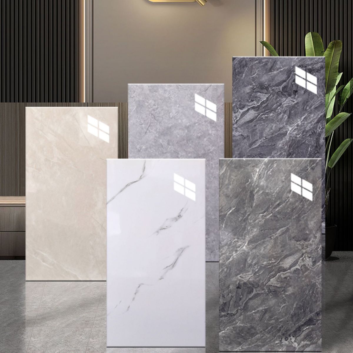 BowLift | 10-Pack PVC rectangular Peel-and-Stick wall tile kitchen and bathroom backsplash