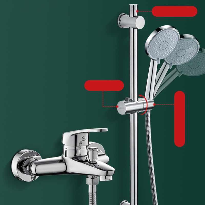 BowLift | Round Handheld Shower Head with Self-Cleaning Wall-Mounted Shower Head