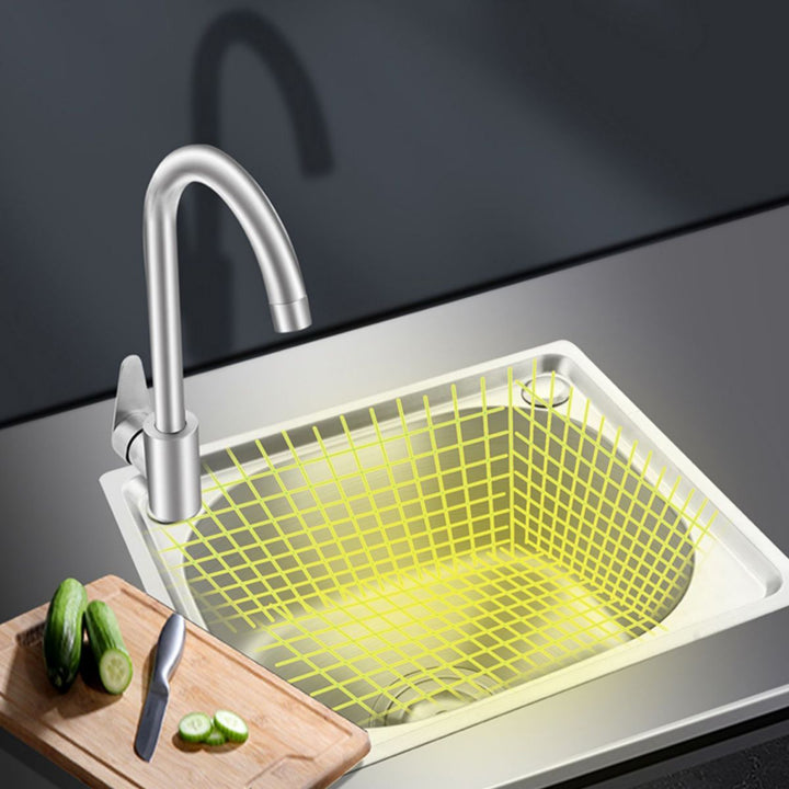 BowLift | Modern bar prep mirror stainless steel with faucet workstation strip