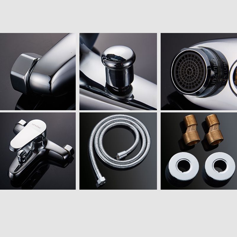 BowLift | Tradition Fixed Bathtub Mixer Wall Mount Lever Handle Bathtub Mixer
