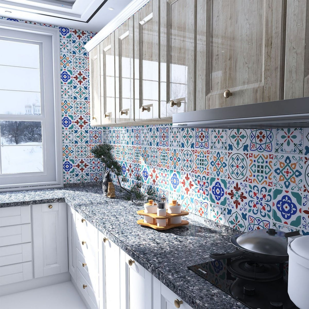BowLift | Mosaic Tile Peel and Stick Wall Tile Modern Wallpaper with Waterproof