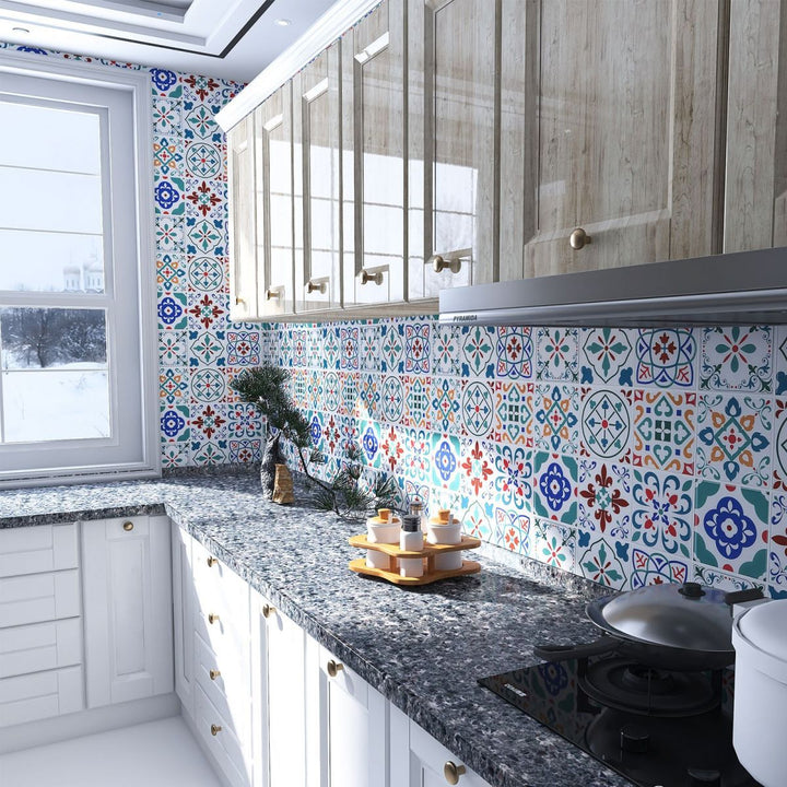 BowLift | Mosaic Tile Peel and Stick Wall Tile Modern Wallpaper with Waterproof