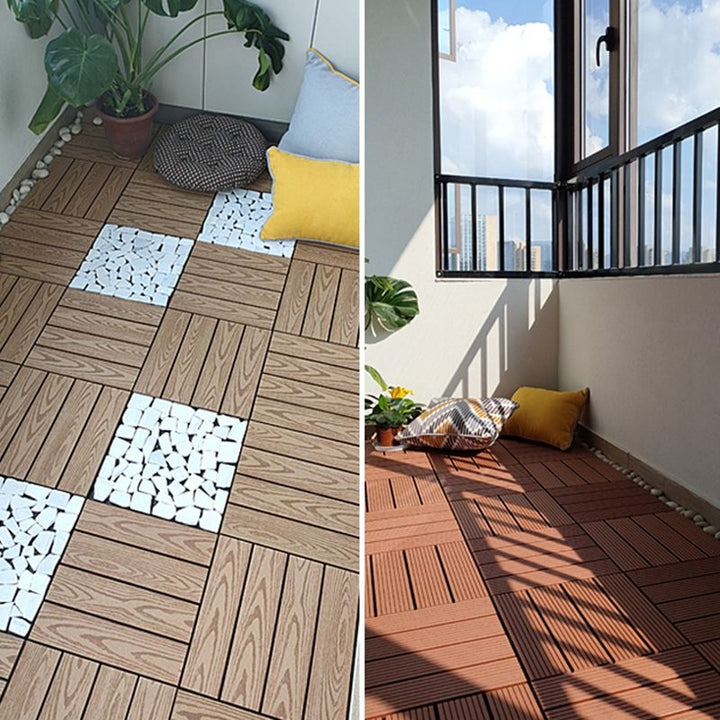BowLift | Modern plastic wood laminate decking outdoors, mold-resistant laminate