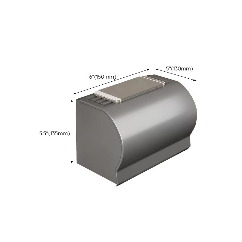 BowLift | Gray bathroom accessories as a single piece or as a set with towel holder/bathroom shelf/robe hooks