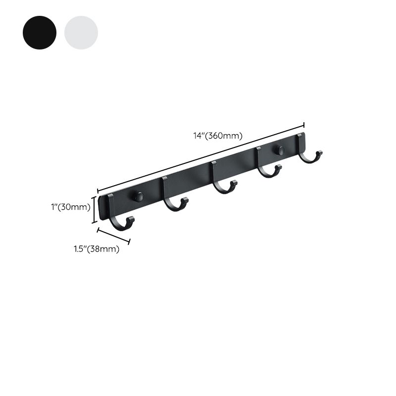 BowLift | Modern Bathroom Accessory Set Silver/Black Bathroom Accessory Kit