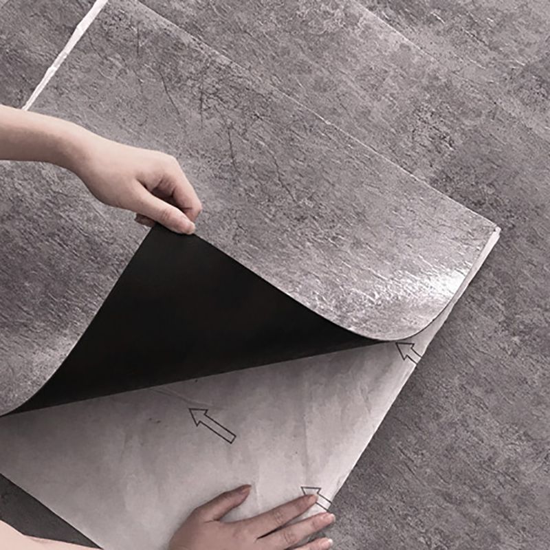 BowLift | Modern Water-Repellent Plastic Floor Fabric Look Square Edge Floor Tiles