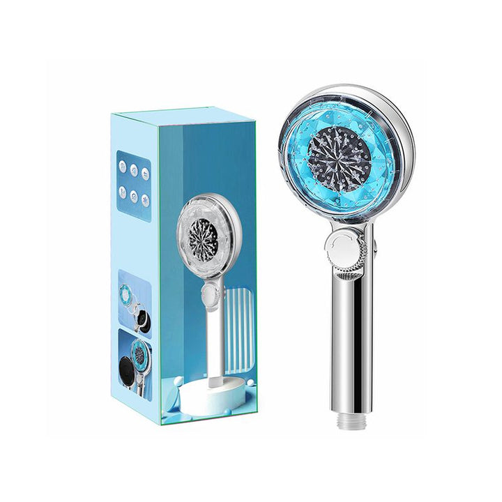 BowLift | Contemporary Handheld Shower Head Round Filter Ball Spray Head With Digital Display