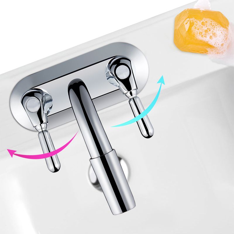 BowLift | 2-Handle Modern Vessel Sink Faucet Three-Way Bathroom Faucet