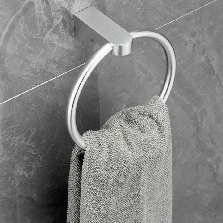 BowLift | 6-piece Chrome Bathroom Accessory as Individual Piece or as Set with Towel Ring Bar