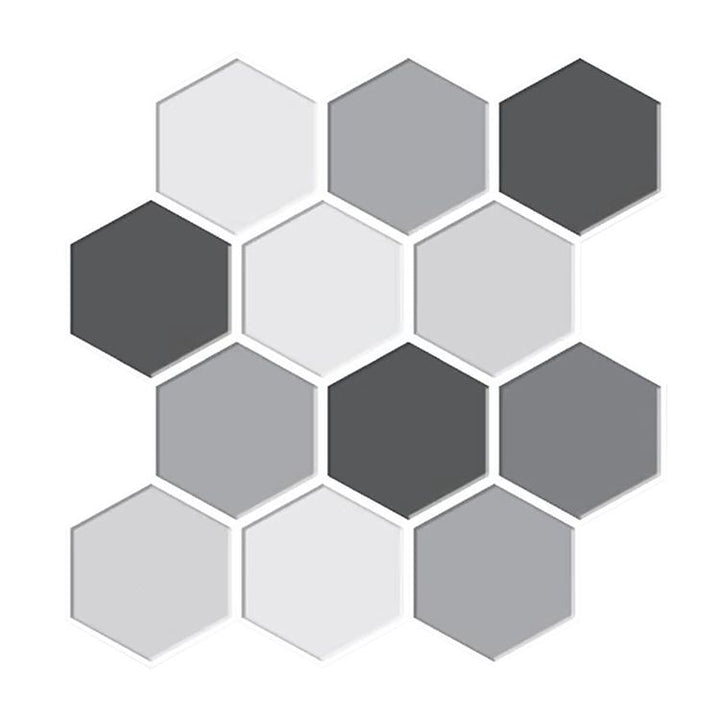BowLift | Mosaic Tiles Wallpaper PVC waterproof for peeling and sticking Mosaic tiles with hexagonal shape