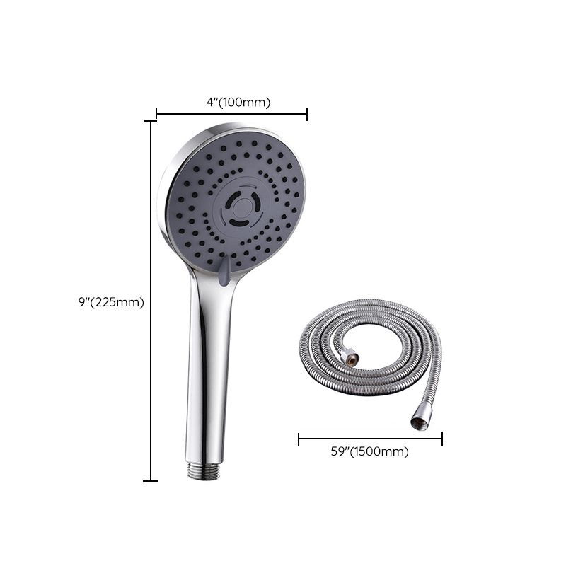 BowLift | Round Shower Head Plastic Shower Head with Adjustable Spray Pattern