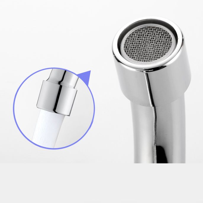 BowLift | 2-Handle Brass Bathroom Faucet Modern High Arc Center Tap