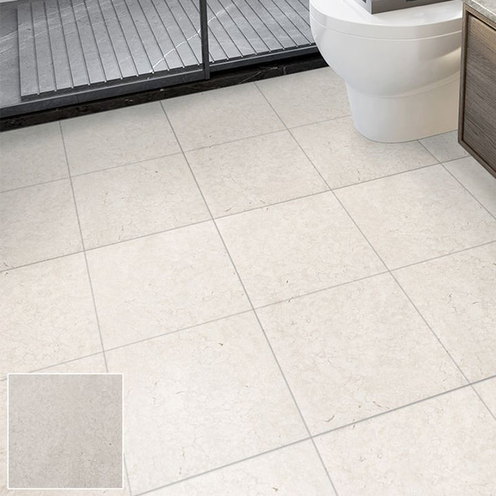 BowLift | Square Bathroom PVC Flooring 12" x 12" x 0.07 mm Peel and Stick Vinyl Flooring
