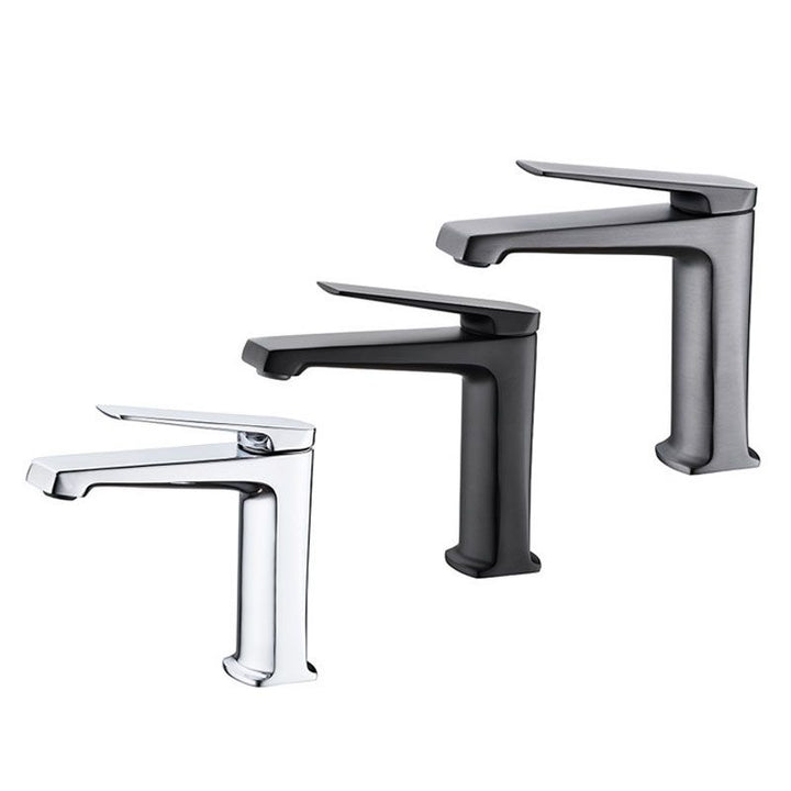 BowLift | Modern basin tap lever handle copper low arc basin tap
