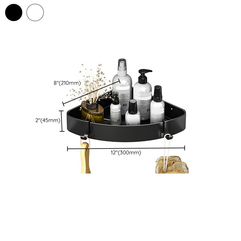 BowLift | Modern Black-White Metal Bath Hardware Set Bath Shelf Bathroom Hardware Set