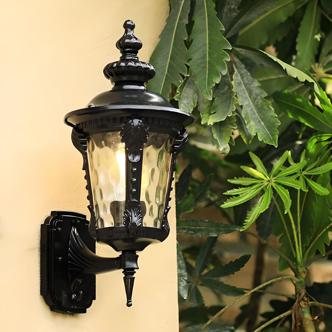 BowLift | Outdoor Vintage Glass Wall Lantern Light