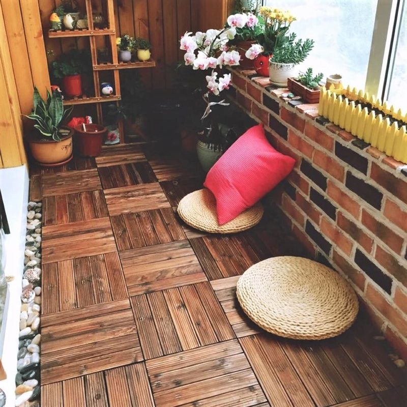 BowLift | Traditional Wood Laminate Floor Stain Resistant Laminate Plank Flooring Set of 11
