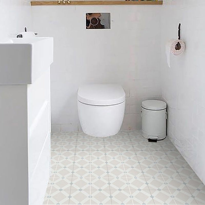 BowLift | Indoor Vinyl Floor Peel and Stick Square Print Waterproof Vinyl Floor