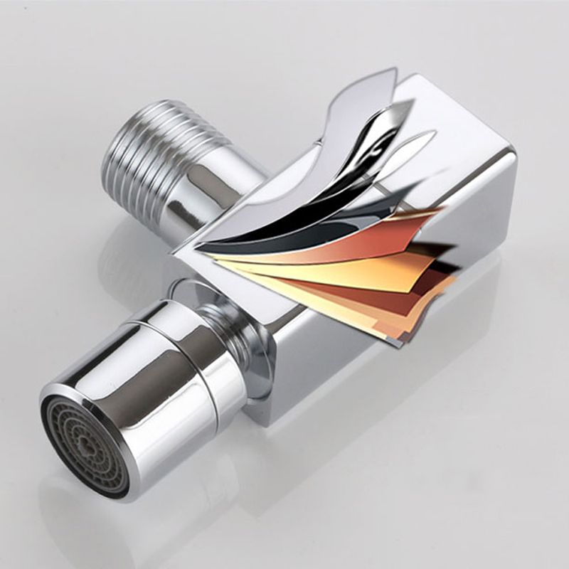 BowLift | Contemporary Wall Mounted Bathroom Faucet Knob Handle Solid Brass Round Faucet