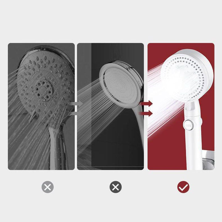BowLift | Contemporary Showerhead Combination Hand Shower Plastic Wall Mount Shower Combination