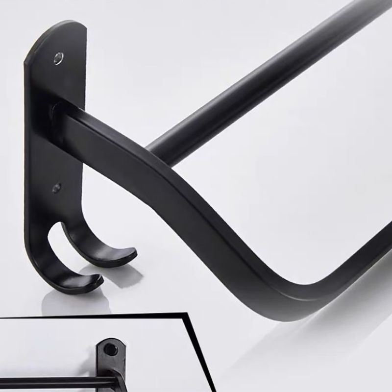 BowLift | Modern Bathroom Accessories Set Towel Holder Black Soap Dish Bath Accessories Set