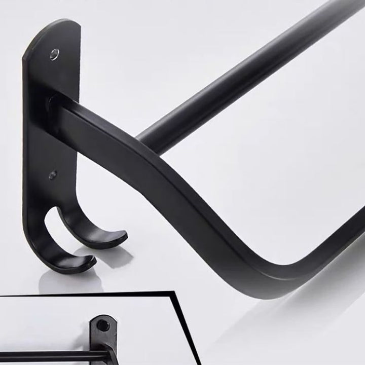 BowLift | Modern Bathroom Accessories Set Towel Holder Black Soap Dish Bath Accessories Set