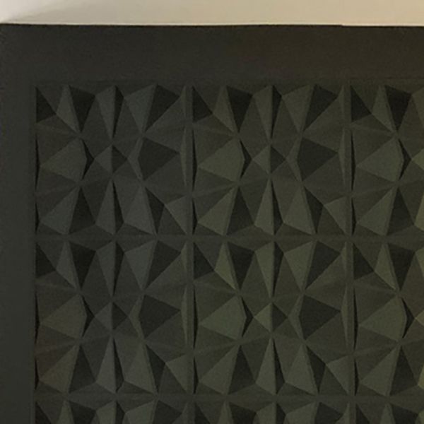 BowLift | Modern Tin Back Wall Panel Smooth Upholstered Wall Ceiling in Black and White