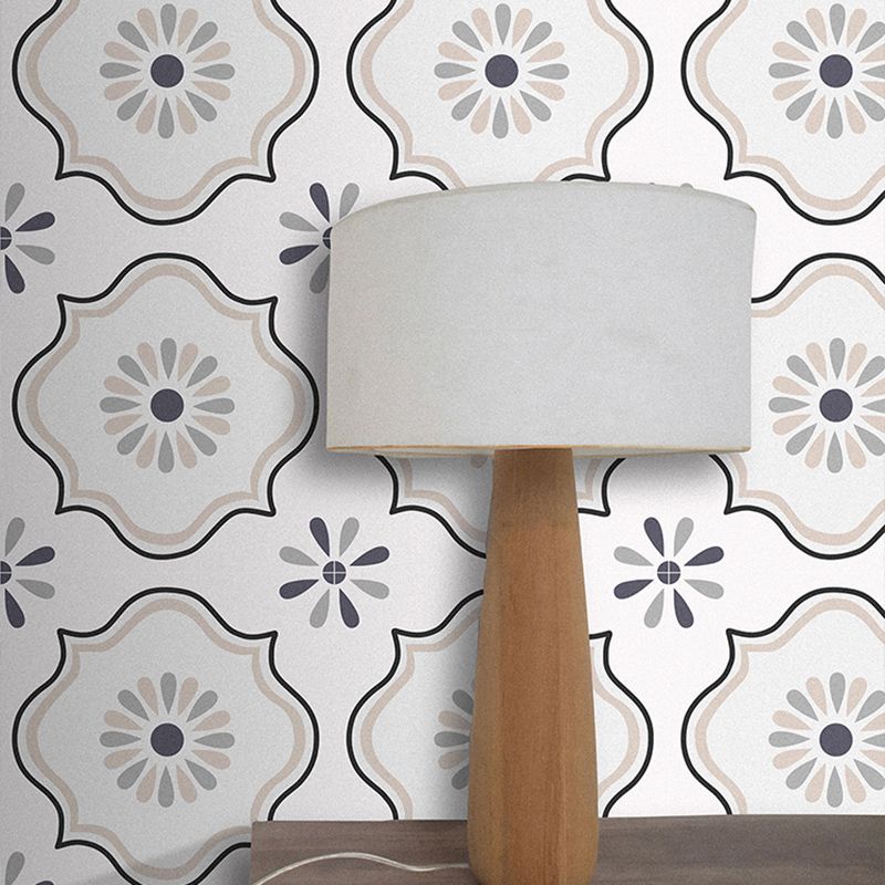 BowLift | Square Indoor Vinyl Flooring Self-adhesive Flower Pattern Waterproof Vinyl Flooring