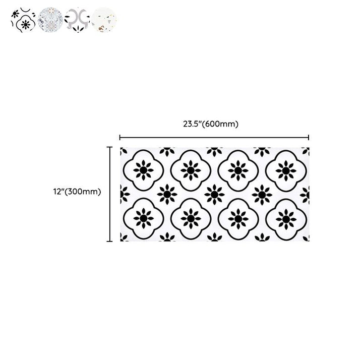 BowLift | PVC Rectangular 10 Pack 12" X 23" Peel & Stick Mosaic Tile Kitchen and Bathroom
